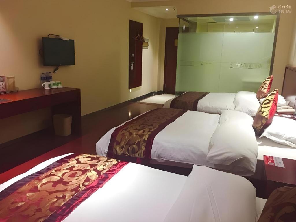 Greentree Inn Jiangsu Nantong Qidong Bus Station Express Hotel Hexingzhen Ngoại thất bức ảnh